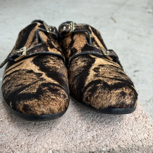 Sergio Rossi pony hair shoes
