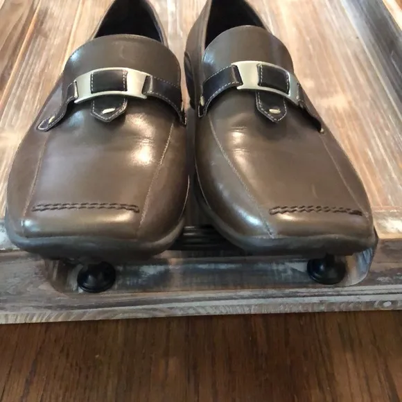 Sesto Meucci Brown And light brown. Driving Shoes Size 10 M. Made In Italy.