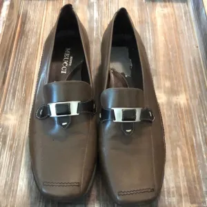 Sesto Meucci Brown And light brown. Driving Shoes Size 10 M. Made In Italy.