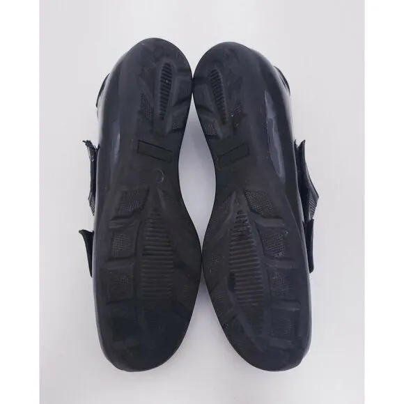 Sesto Meucci Soft Grip Womens Loafers Size 7 Patent Leather Black Comfort Shoes