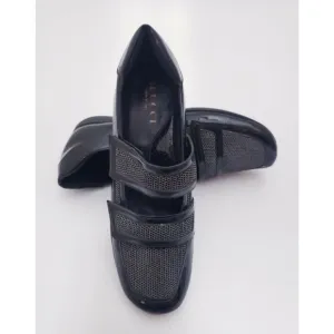 Sesto Meucci Soft Grip Womens Loafers Size 7 Patent Leather Black Comfort Shoes