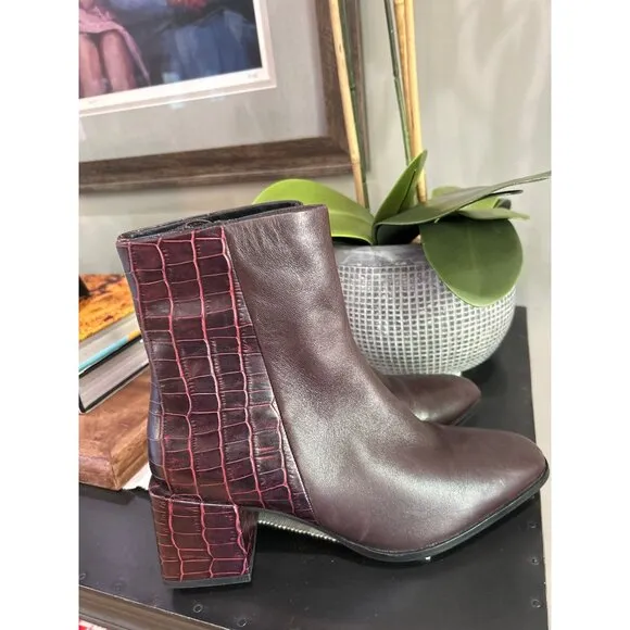 Seychelles Siesta Bootie Burgundy Womens Size 7