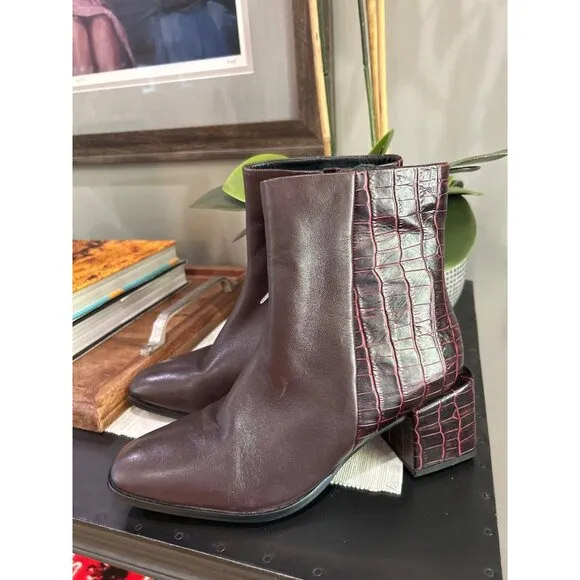 Seychelles Siesta Bootie Burgundy Womens Size 7