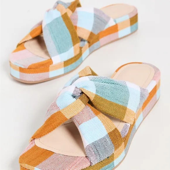 Shekudo Iyda Platform Sandals Size 37