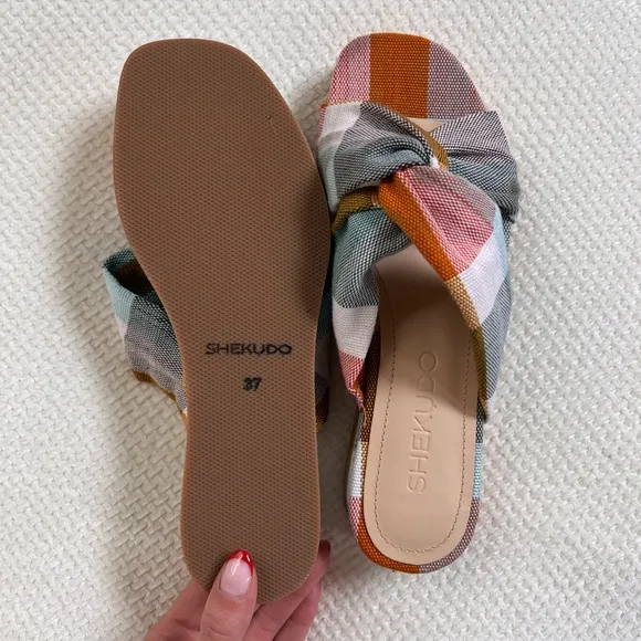 Shekudo Iyda Platform Sandals Size 37