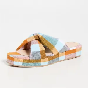 Shekudo Iyda Platform Sandals Size 37