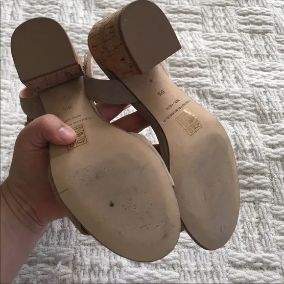 Sigerson Morrison Riva II Suede Tan City Sandal 6.5
