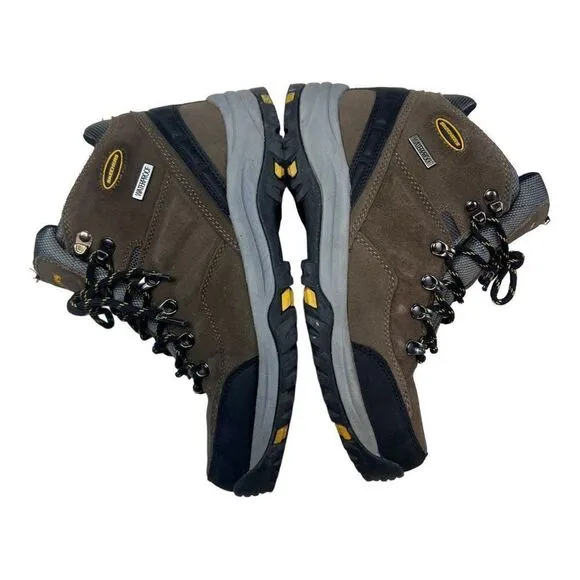 Skechers Men's Relment Pelmo Relaxed Fit Waterproof Hiking Boots Brown Size 8