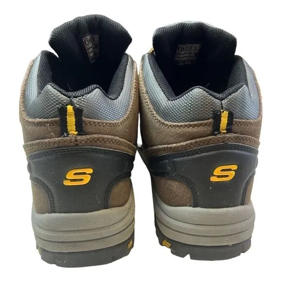 Skechers Men's Relment Pelmo Relaxed Fit Waterproof Hiking Boots Brown Size 8