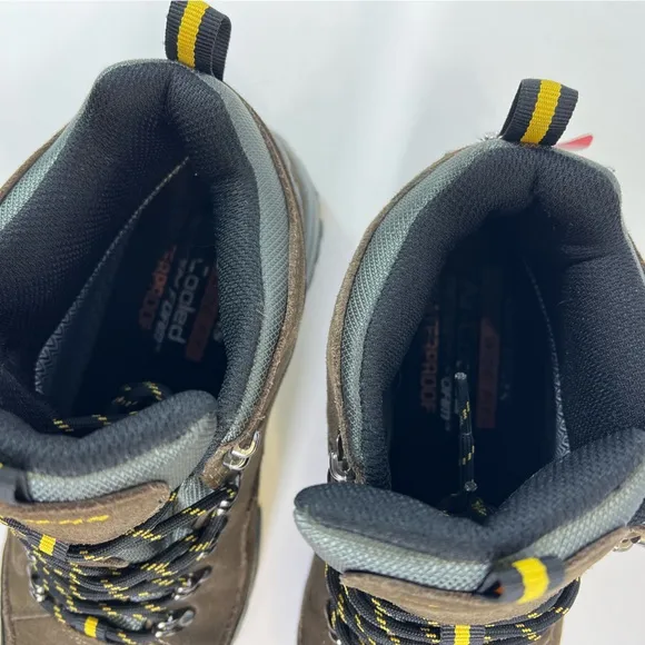 SKECHERS Men's Wide Fit Relment Pelmo Lace Up Waterproof Hiking Boot Size: 8 EUC