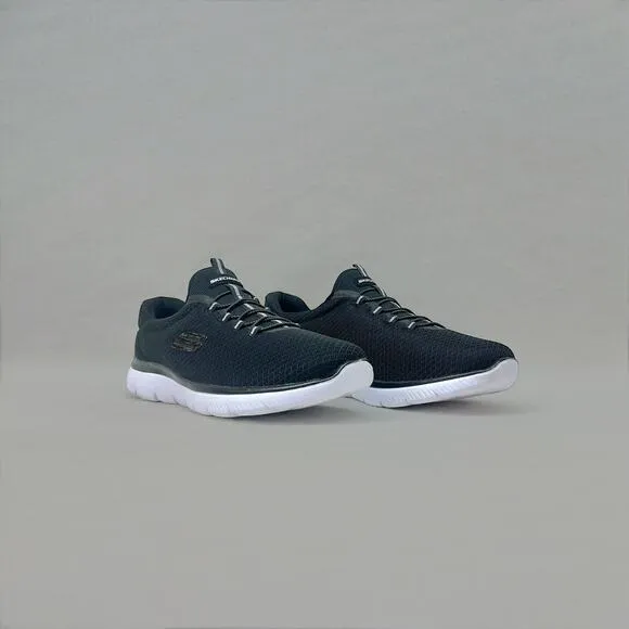 Skechers Women’s Black Memory Foam Slip-On Athletic Sneakers- Size 10