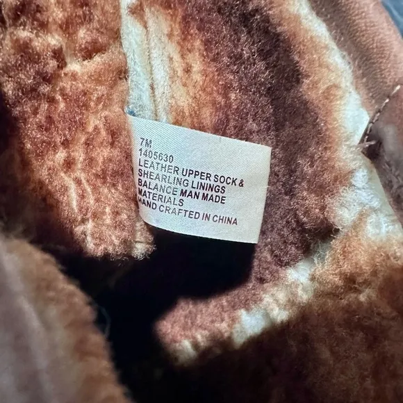SOFFT Emelie Tan Leather/Soft Suede Shearling Lined Knee High Brown &amp; Camel Sz.7