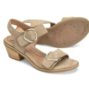 Sofft Gray Suede Women Sandals Size 8 Soft Leather