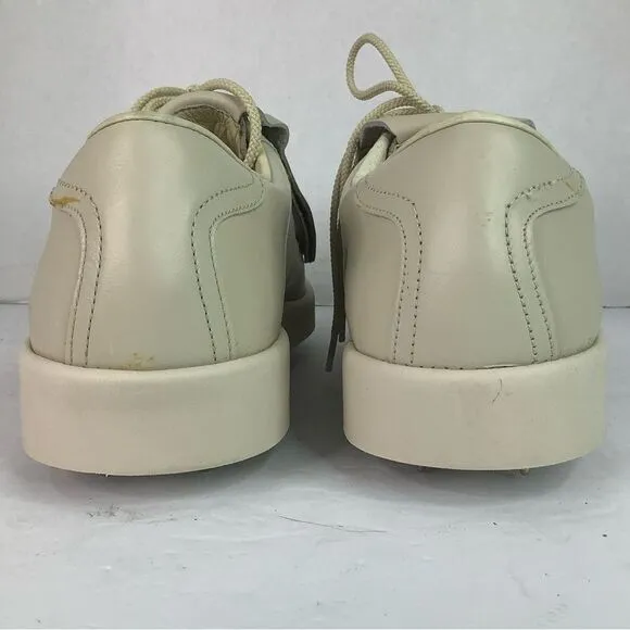 Soft Joys II By Foot Joy Vintage Ivory White Leather Men’s Golf Shoes 9  53959