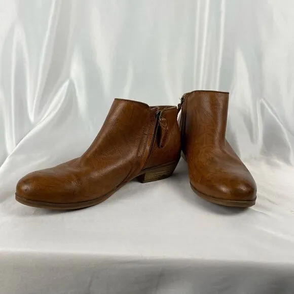 Soft Walk Faux Leather Ankle Boots - Women’s 8