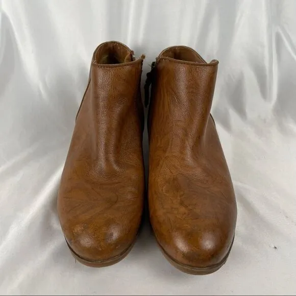 Soft Walk Faux Leather Ankle Boots - Women’s 8