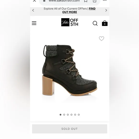 Sorel Blake Lace-Up Leather &amp; Felt Hiking Boots