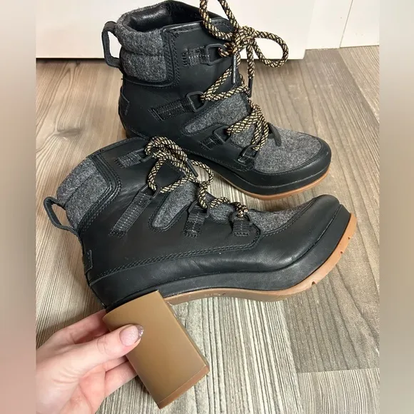 Sorel Blake Lace-Up Leather &amp; Felt Hiking Boots