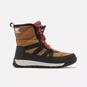Sorel Brown &amp; Black Whitney Short Waterproof Insulated Boot Kids Size 3