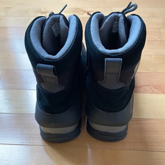 SOREL Buxton Lace Waterproof Snow Boot in Black Size 15 NWT