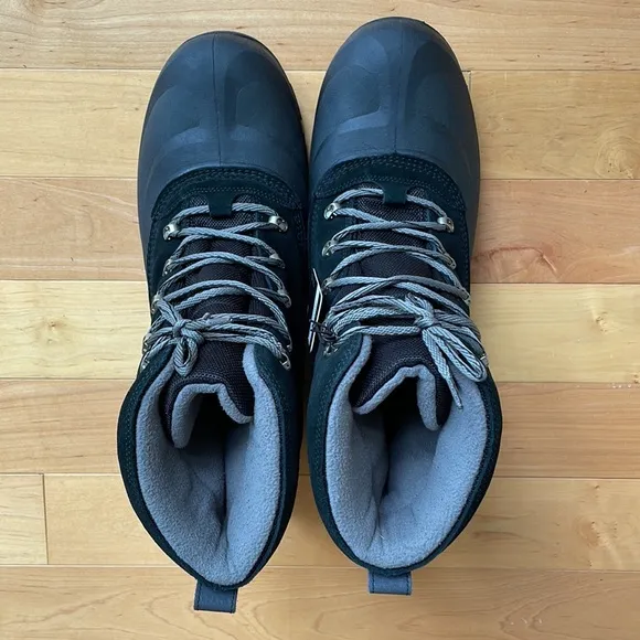 SOREL Buxton Lace Waterproof Snow Boot in Black Size 15 NWT