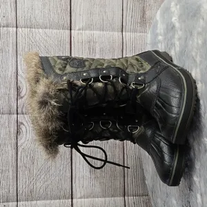 Sorel Faux Fur Winter Boots, Women's Size 8, Great Condition