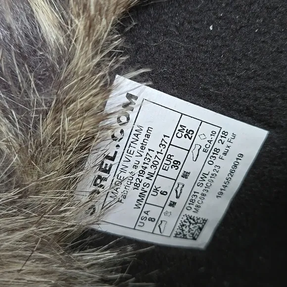 Sorel Faux Fur Winter Boots, Women's Size 8, Great Condition