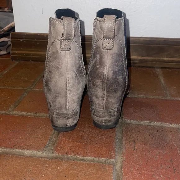 Sorel Gray Lea Ankle Wedge Boots 7.5