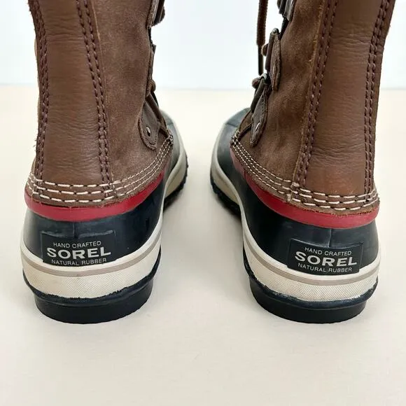 Sorel Joan Of Arctic Fur Tall Lace-Up Waterproof Winter Boots 5
