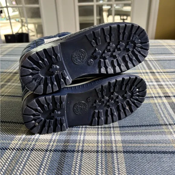 SOREL Kid Nylon Cold Weather Blue Boot Vintage Wool Insert