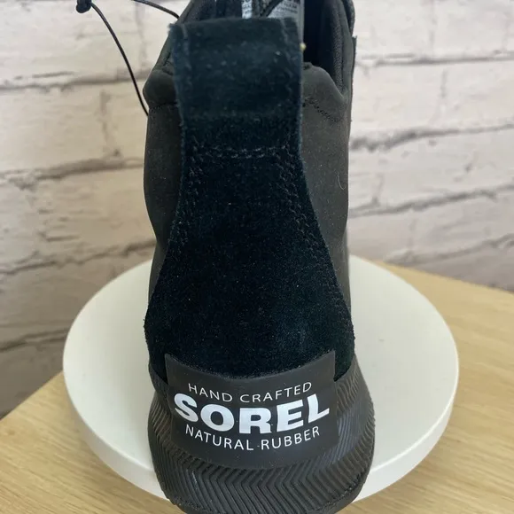 Sorel Out N About Classic Waterproof Black Ankle Boots size 6.5