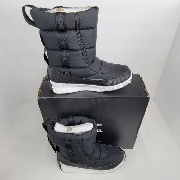 Sorel Out N About Puffy Mid Boots Women's Black NL3804-010 US Size 7 NWT