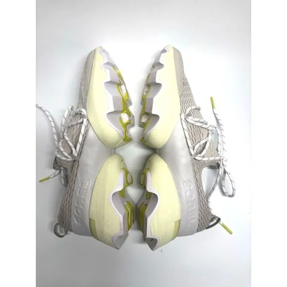 Sorel Shoes Womens 10 Kinetic Impact White Cream Sneaker Traction Workout Gym‎