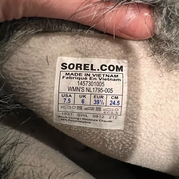 Sorel Tofino Snow Boots in Size 7.5