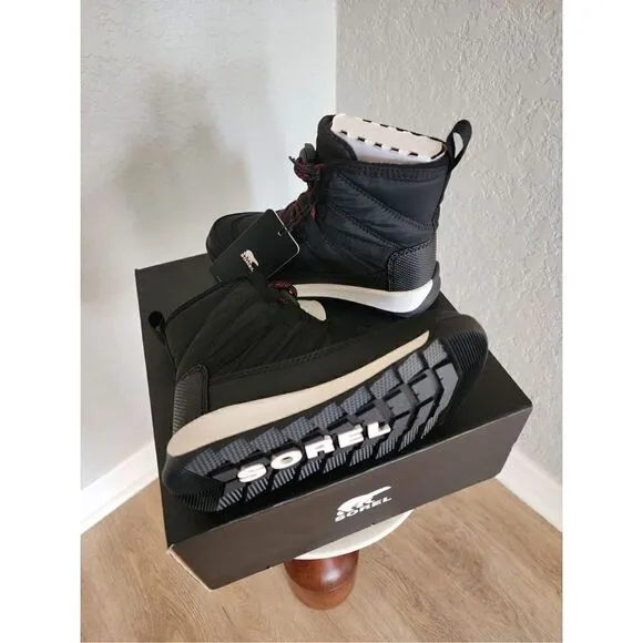 SOREL Whitney II Short Waterproof Insulated Boot, Toddler Size 9, Black, NWT