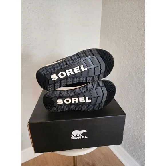 SOREL Whitney II Short Waterproof Insulated Boot, Toddler Size 9, Black, NWT