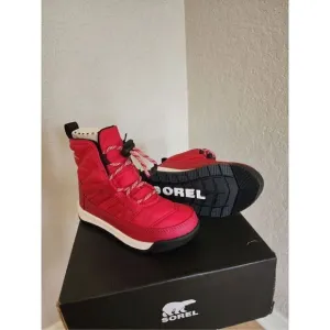 SOREL Whitney II Short Waterproof Insulated Boot, Toddler Size 12, Red, NWT