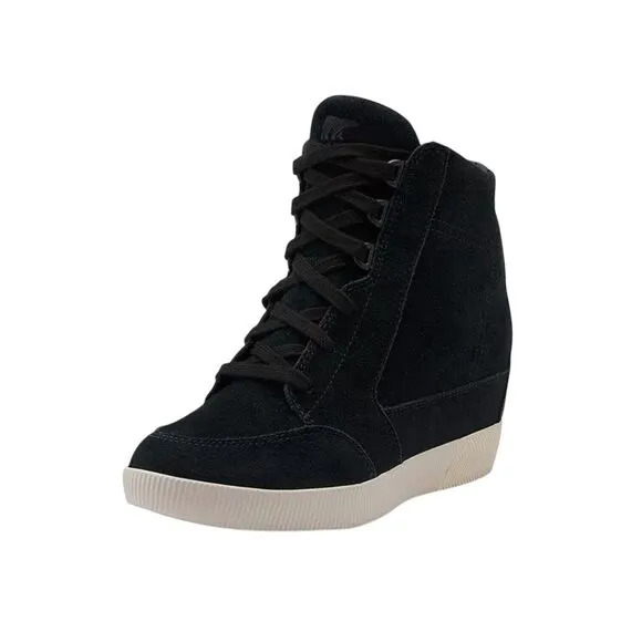 SOREL Women's Out N About Wedge II Black/Sea Salt Sneaker Waterproof Boots Sz 11