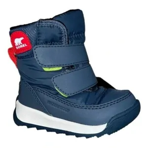 Sorel Toddlers Whitney II Strap Boot Snow Uniform Blue Cherrybomb 4M New
