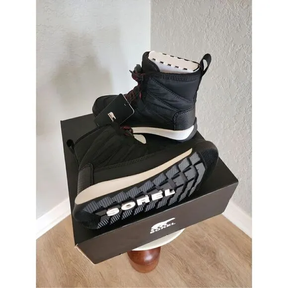 SOREL Whitney II Short Waterproof Insulated Boot, Toddler Size 9, Black, NWT