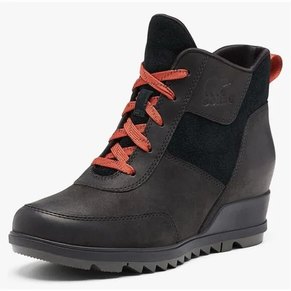 Sorel Women's Evie Sport Lace Bootie black size 10