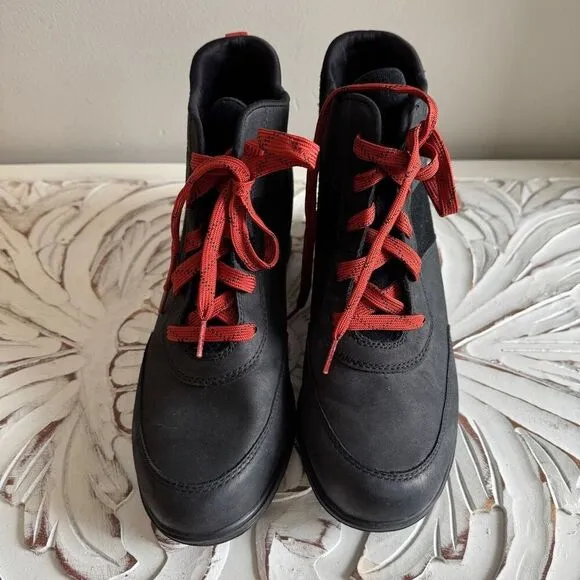 Sorel Women's Evie Sport Lace Bootie black size 10
