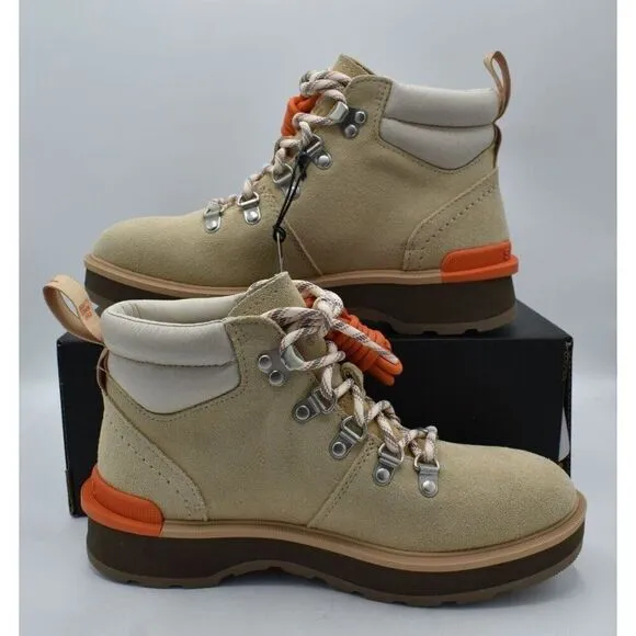 Sorel Womens Size 7.5 Hi-Line Ceramic Major Suede Waterproof Mid Hiking Boots