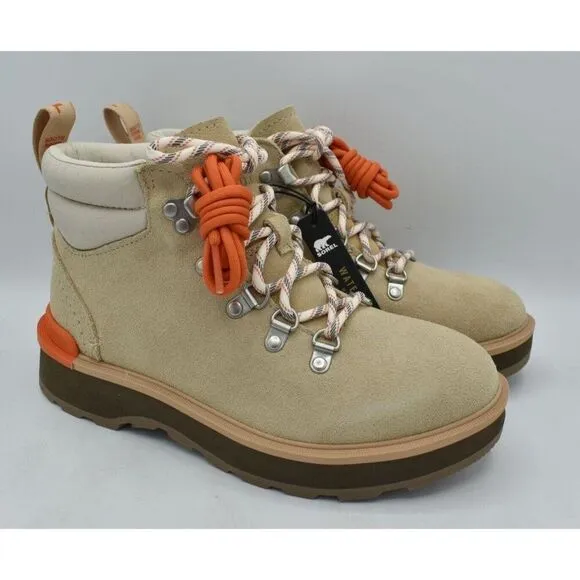 Sorel Womens Size 7.5 Hi-Line Ceramic Major Suede Waterproof Mid Hiking Boots
