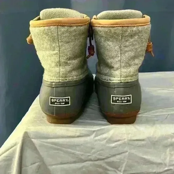 Sperry Grey Top Sider Boots