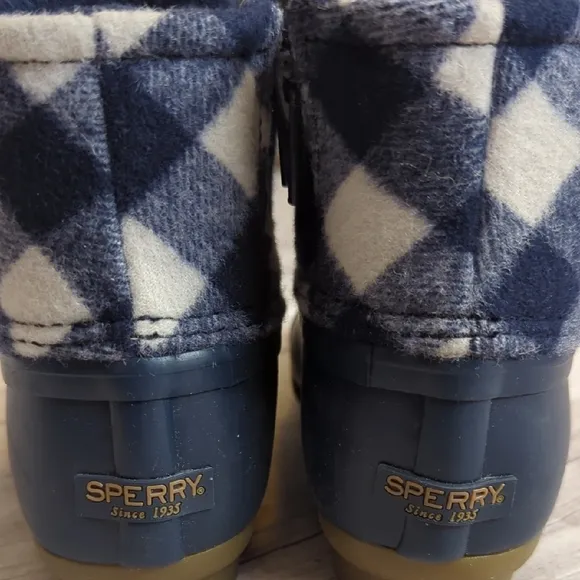 Sperry Kids' Navy and Tan Boots