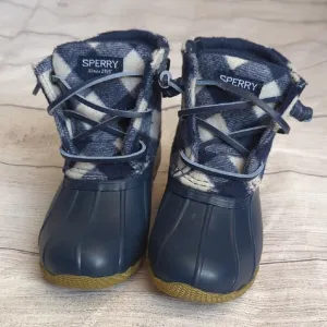 Sperry Kids' Navy and Tan Boots