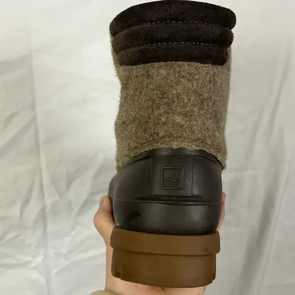 Sperry Men’s Thinsulate Avenue Top-Sider Duck‎ Wool Boots- Size 9.5
