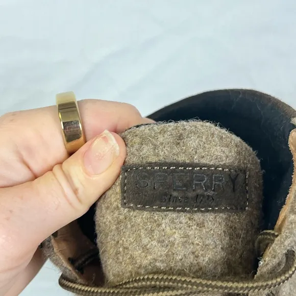 Sperry Men’s Thinsulate Avenue Top-Sider Duck‎ Wool Boots- Size 9.5