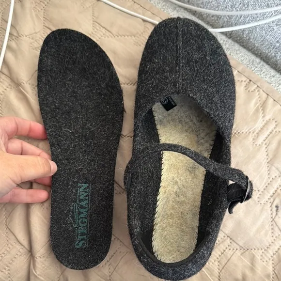 Stegmann wool Mary Jane shoes